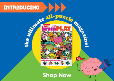 Shop brainPLAY, our brand-new all-puzzle magazine.