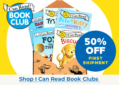 Get your first I Can Read book club shipment for 50% OFF.