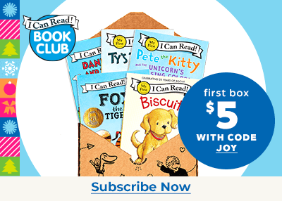 Use code JOY for an extra 30% off and get your first I Can Read! box for $5.