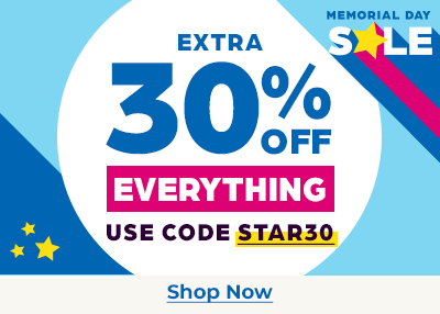 Get an extra 30% OFF sitewide with code STAR30.