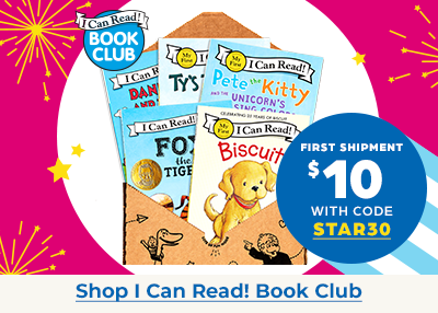 Start an I Can Read Book Club Subscription for $10 with code STAR30.