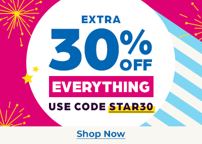 Get an extra 30% OFF sitewide with code STAR30.