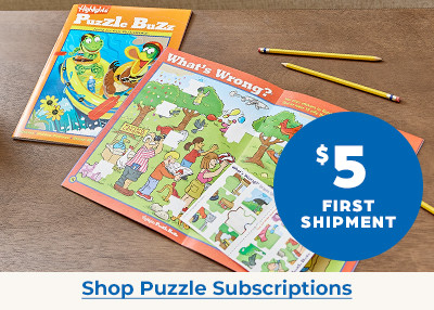 Get your first Puzzle Book Subscription shipment for $5.