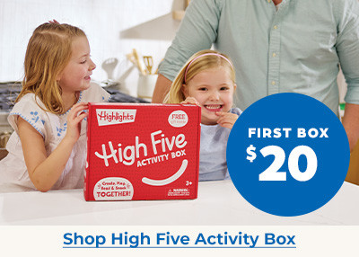 Shop High Five Activity Box — just $20 for your first box.