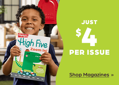 Shop all kids magazines — now just $4 an issue.