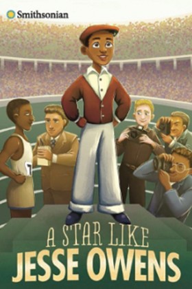 The book cover for A Star Like Jesse Owens.